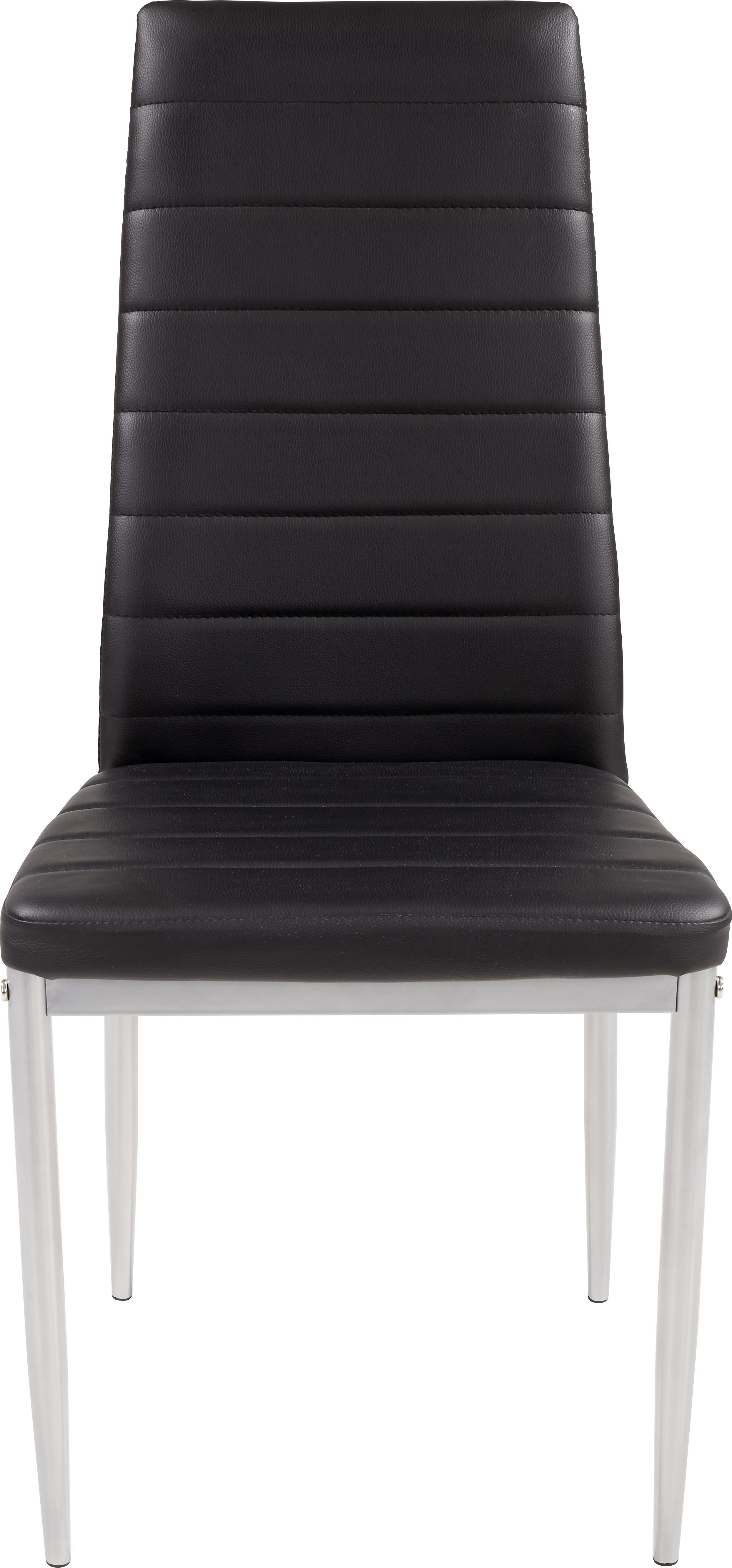 Židle Franzi    *cenový Trhák* - černá/barvy hliníku, Konvenční, kov/textil (42/97/53cm)