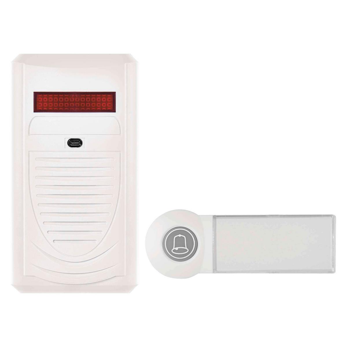 Vezeték Nélküli Csengő Ac P5705 - fehér, műanyag (7,3/6,5/12cm)