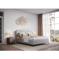 Polsterbett Bendi II - Schwarz/Grau, MODERN, Holz/Holzwerkstoff (140/200cm) - MID.YOU