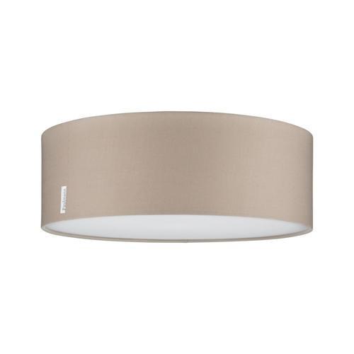 Deckenleuchte Mari Ø 38 cm mit Textilschirm Rund - Beige, Design, Textil (38/13cm) - Paulmann
