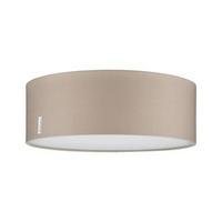 Deckenleuchte Mari Ø 38 cm mit Textilschirm Rund - Beige, Design, Textil (38/13cm) - Paulmann