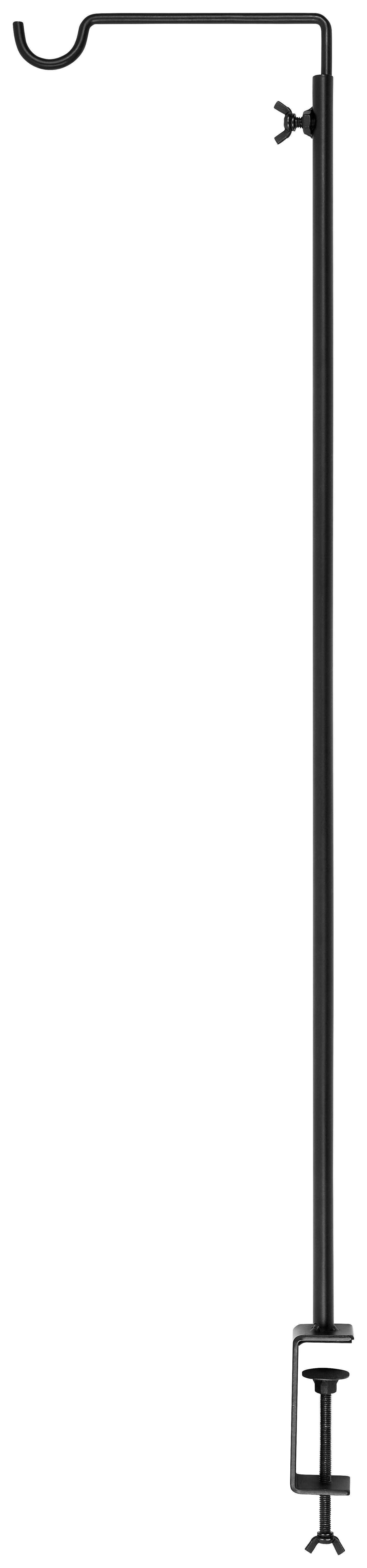 Tischklammern Toto Schwarz BxHxT: 90x4x20 cm - Schwarz, Basics, Metall (90/4/20cm)