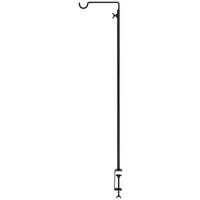 Tischklammern Toto Schwarz BxHxT: 90x4x20 cm - Schwarz, Basics, Metall (90/4/20cm)