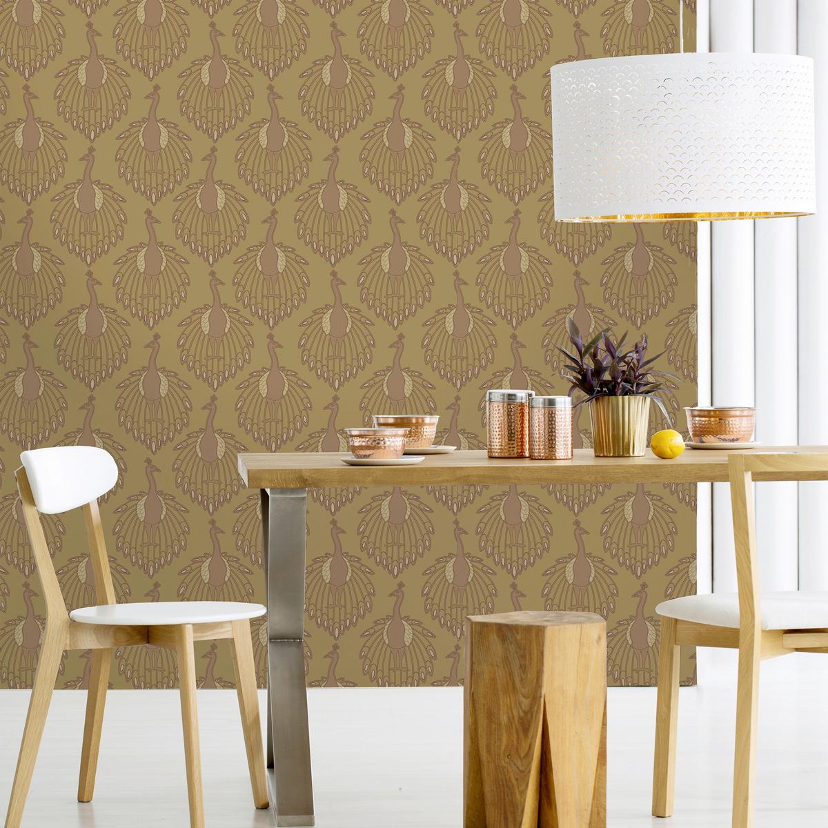 Vliestapete 118139 - Gelb, Basics, Papier/Kunststoff (52/1000cm)