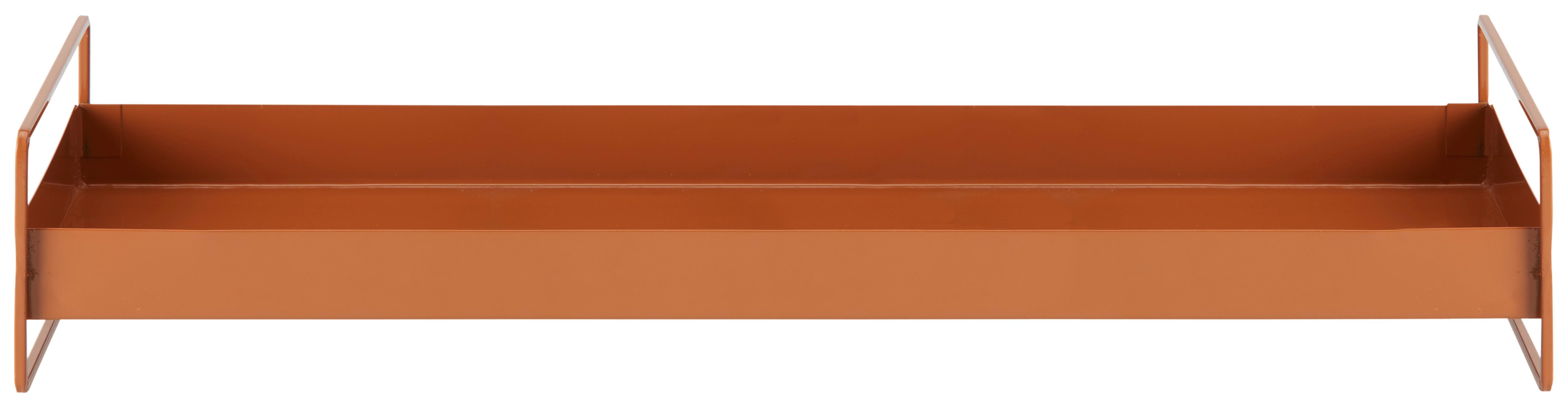 Dekorační podnos Wolga, 50/16cm - hnědá, Basics, kov (50/8,5/16cm) - Modern Living