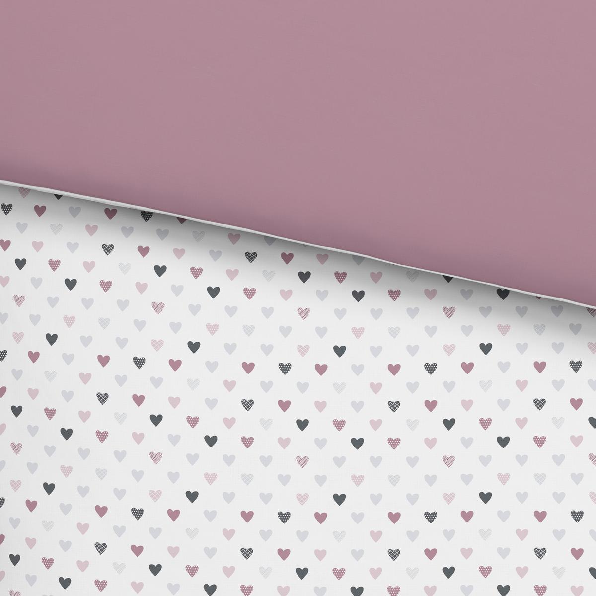 Baba Ágyneműhuzat-garnitúra Lilly - lila/fehér, Modern, textil (100/135cm) - Luca Bessoni