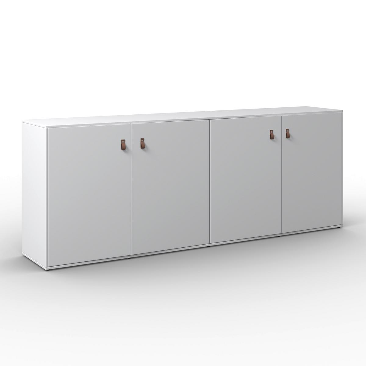 Komoda MICK - hnedá/čierna, Modern, plast (180/69,5/40cm) - Modern Living