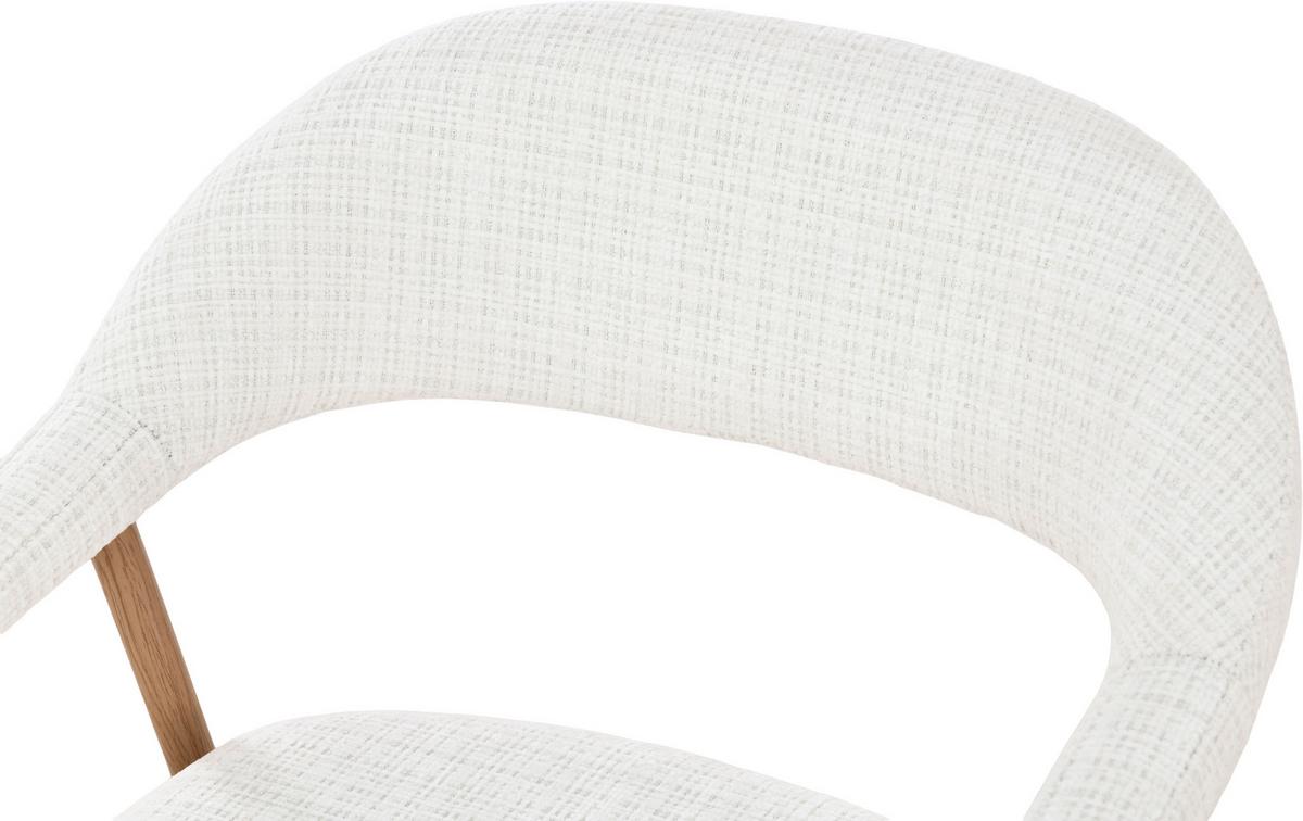 STOLIČKA S PODRÚČKAMI SILKE - farba duba/béžová, Modern, kov/drevo (57/78/60cm) - Mömax
