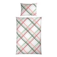 Bettwäsche Jule - Rosa/Grün, MODERN, Textil - Luca Bessoni