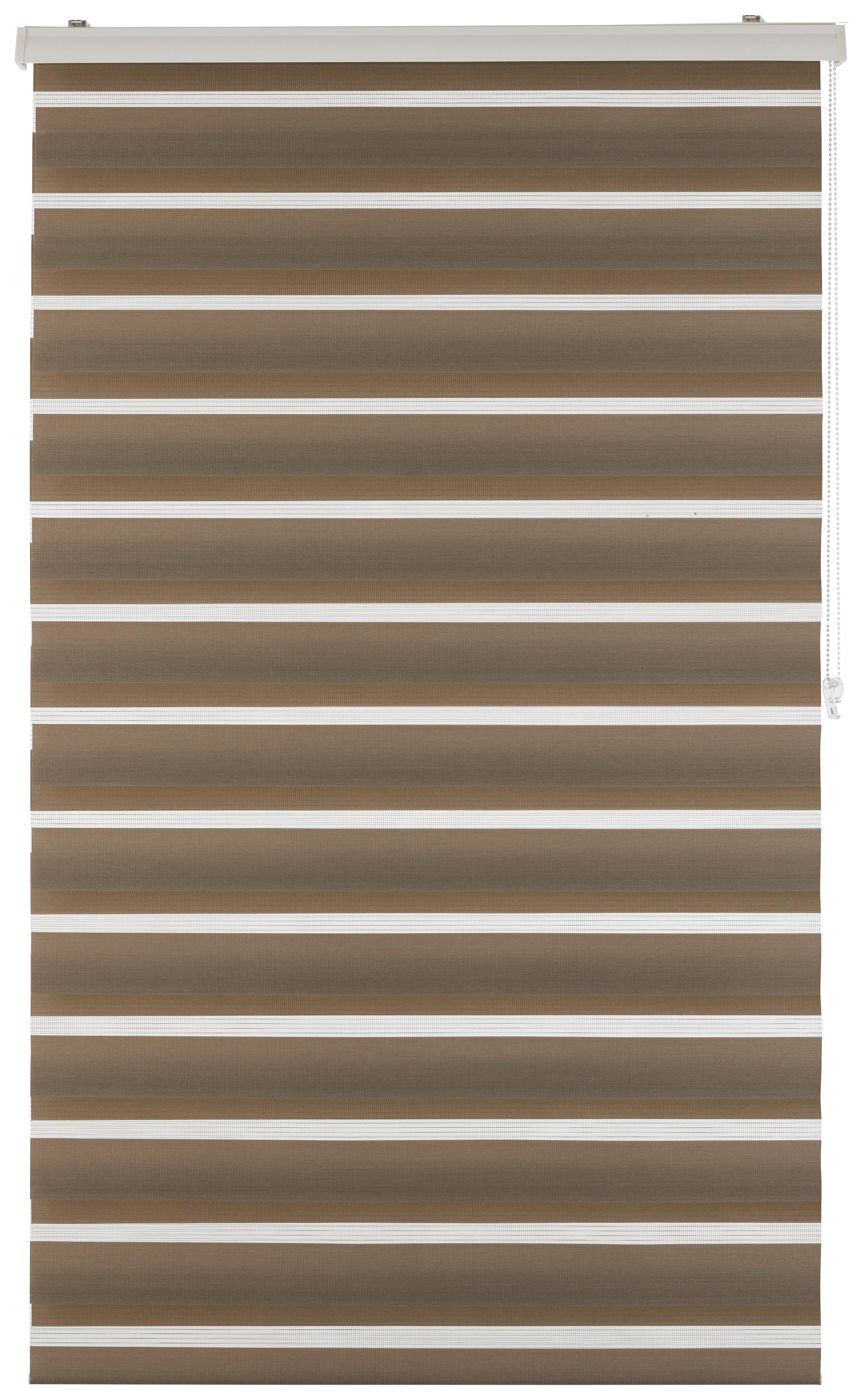 Dvojitá roleta Thomas, 100/160cm, hnedosivá - taupe, textil/plast (100/160cm) - Premium Living