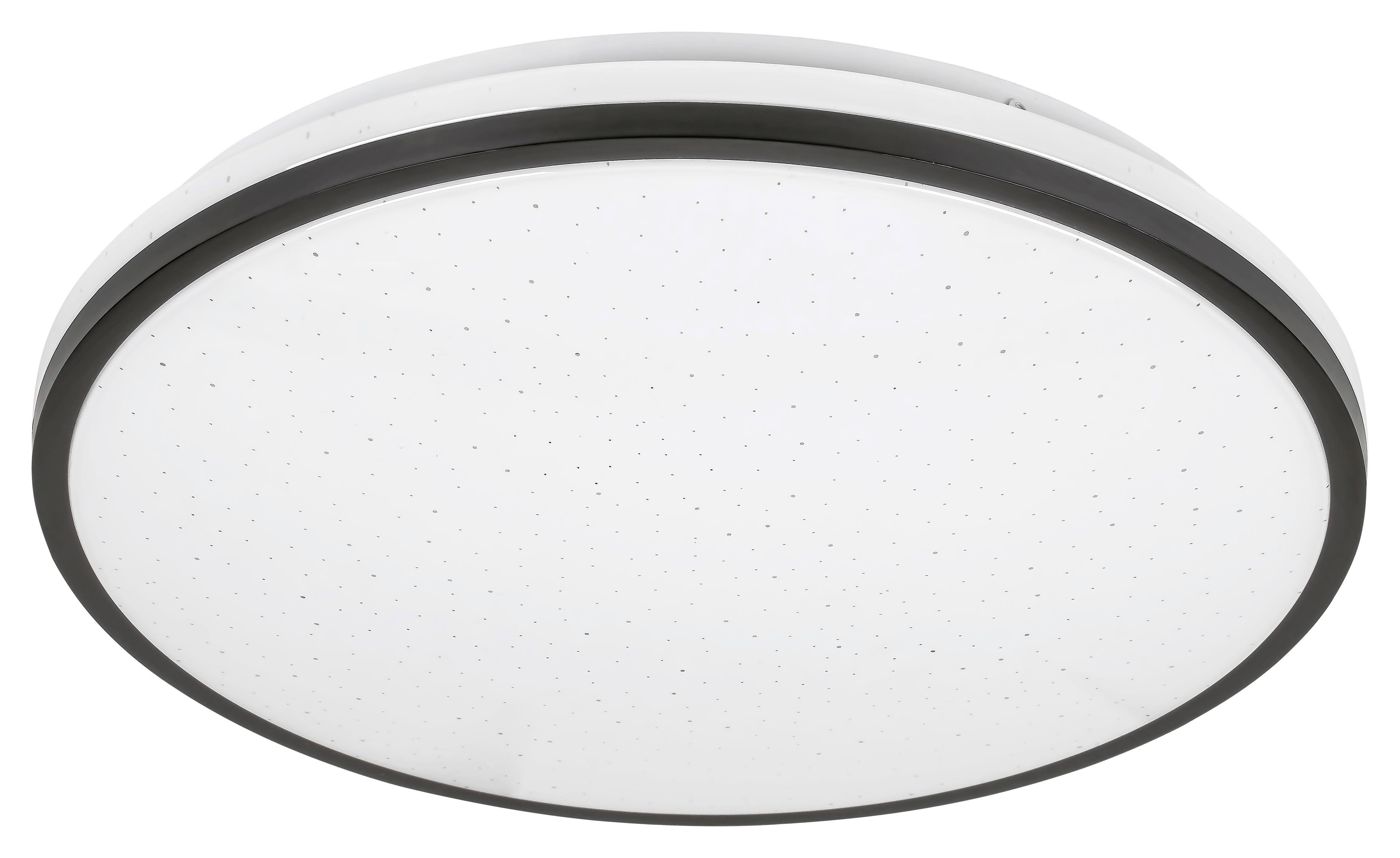 Led Mennyzeti Lámpa Slava - fekete, Basics, műanyag (33cm) - Rabalux