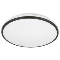 Led Mennyzeti Lámpa Slava - fekete, Basics, műanyag (33cm) - Rabalux