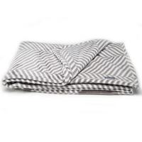 Kuscheldecke Jackie grau/ weiß 150x220 cm - Weiß/Grau, Basics, Textil (150/220cm) - Playboy