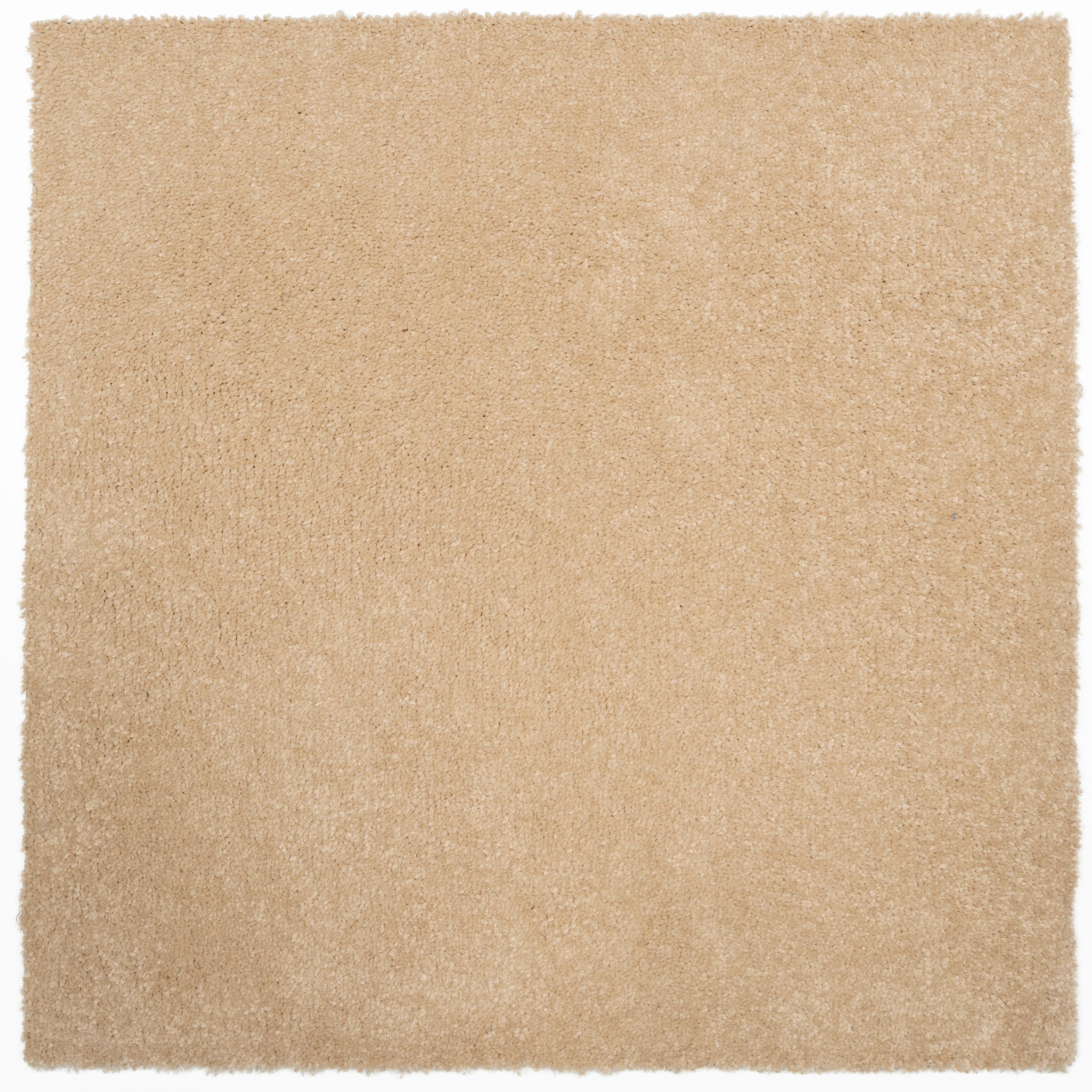 Teppichfliese Beige Carousel 50x50 cm Florhöhe 10 mm - Beige, Basics, Textil (50/50cm)