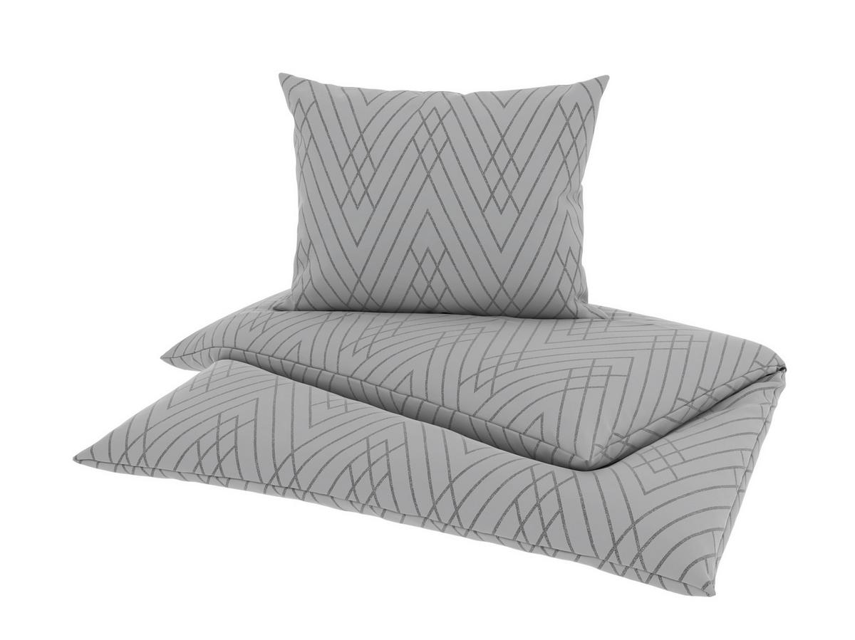 BETTWÄSCHE IRA - Grau, MODERN, Textil - Luca Bessoni