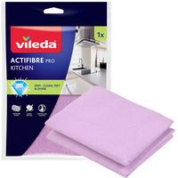 Mikroszálas Konyhai Kendő Vileda Actifibre Pro Kitchen - lila, Basics, műanyag (25/18/0,6cm) - Vileda