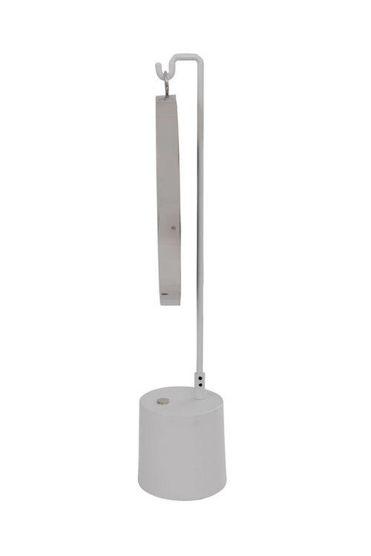 Tischspiegel Eleganca H: 65 Cm Metallrahmen Silberfarben/weiß - Silberfarben/Weiß, LIFESTYLE, Glas/Metall (30/65/13cm) - Kayoom