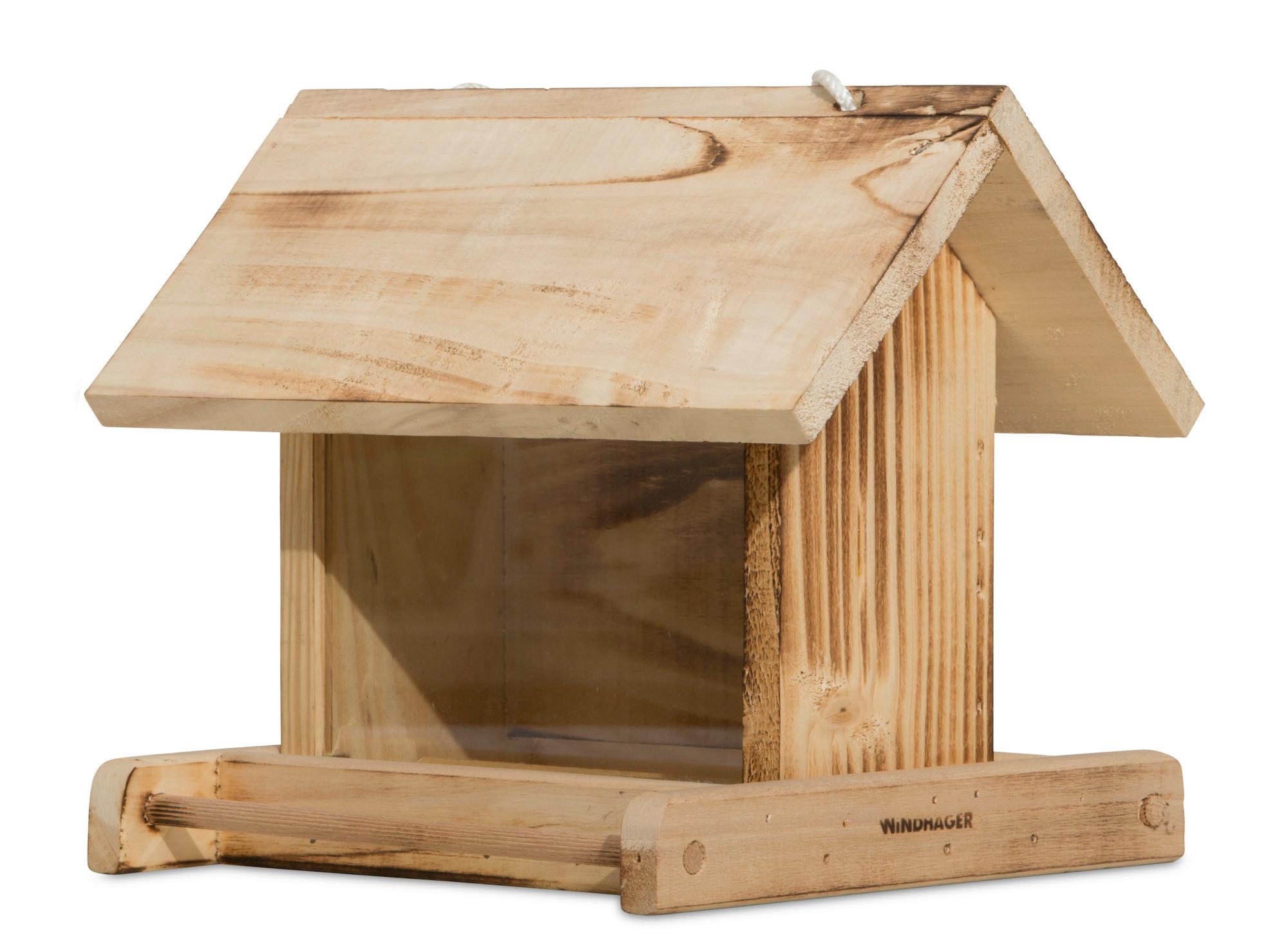 Vogelfuttersilo Garden, Kiefer BxHxT: 22x20x19,5 cm - Naturfarben, Basics, Holz (22/20/19,5cm) - Windhager