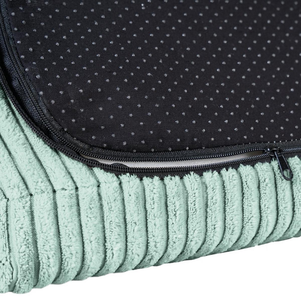 Rückenkissen Cordy, Blau B: 83 Cm - Blau, MODERN, Textil (83/25/42cm) - Trendmanufaktur