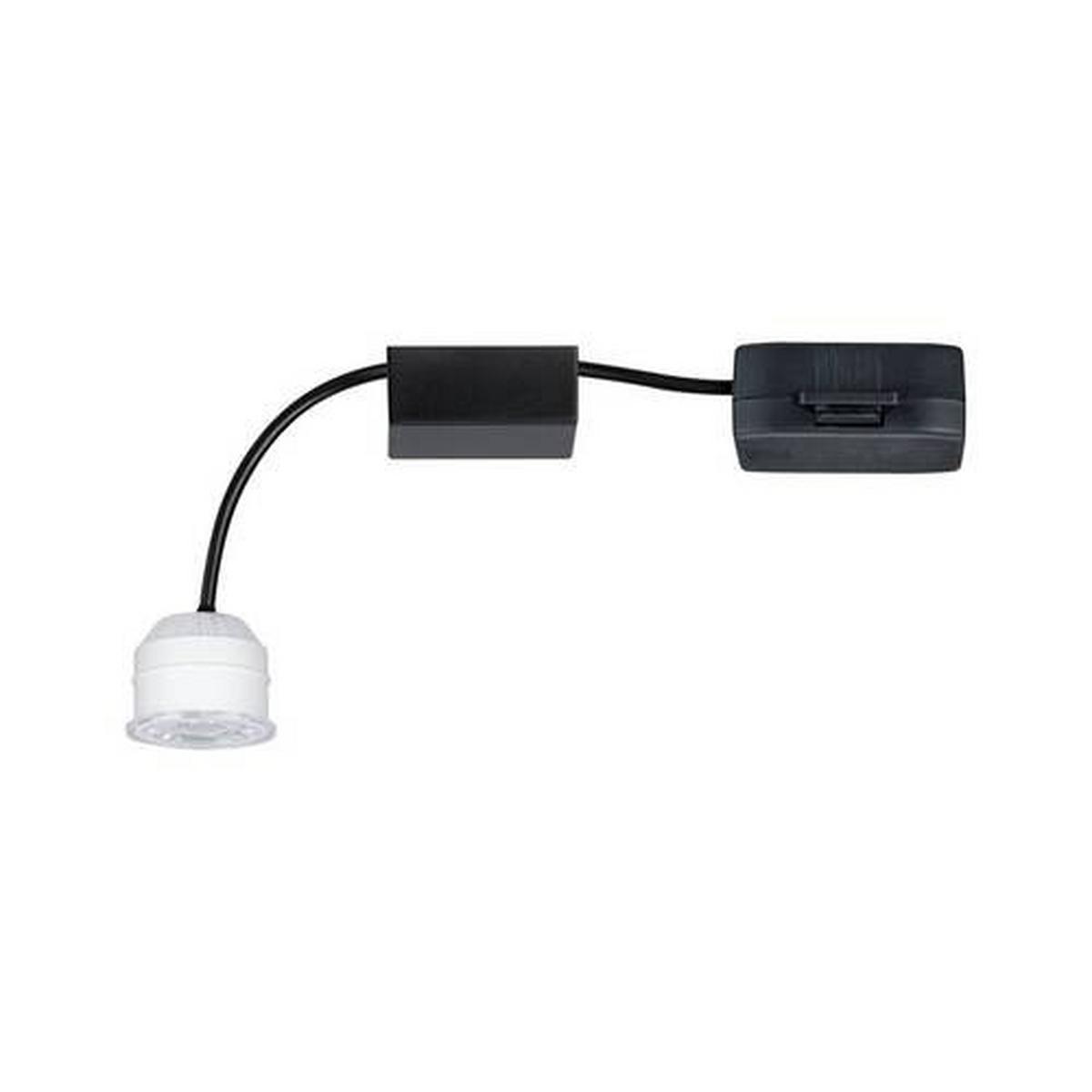 Deckenleuchte Ø 3,5 cm 1-Flammig, Rund - Klar, Basics, Kunststoff (3,5cm) - Paulmann