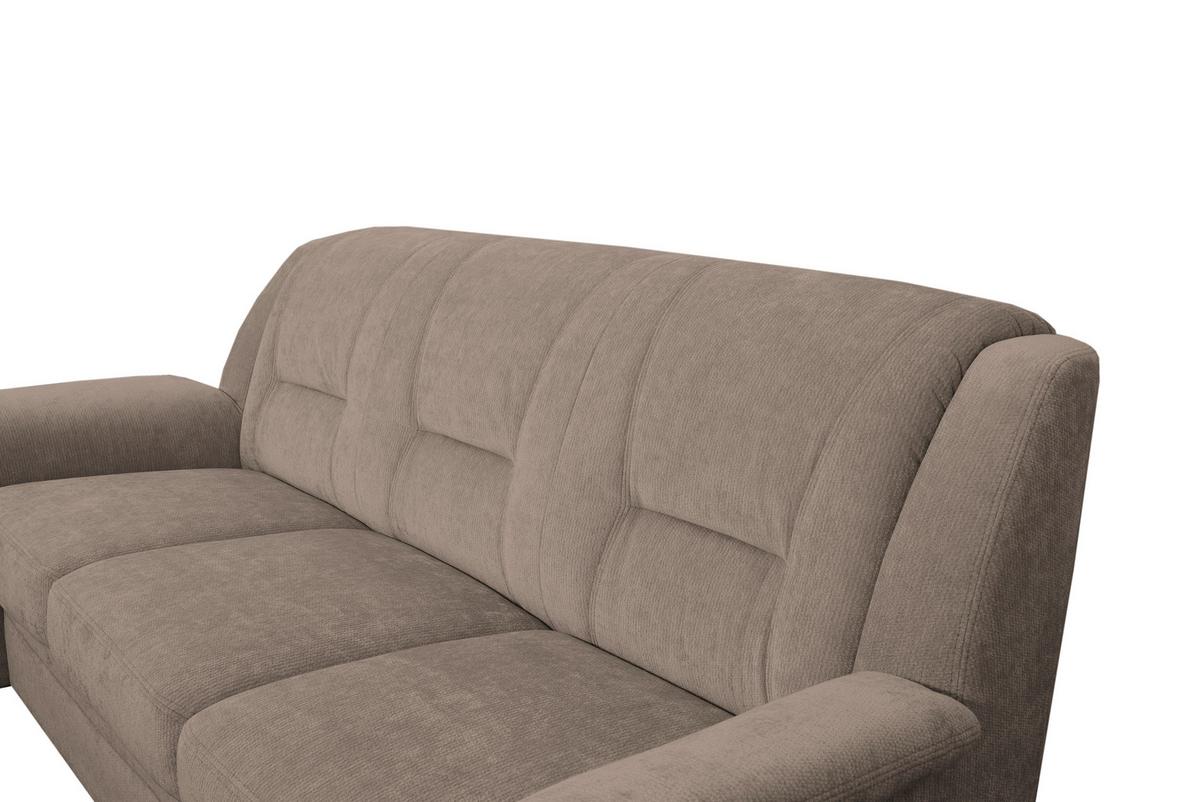 3-SITZER-SOFA Rafael, Taupe B: 209 cm - Taupe/Beige, Trend, Textil (209/95/95cm)