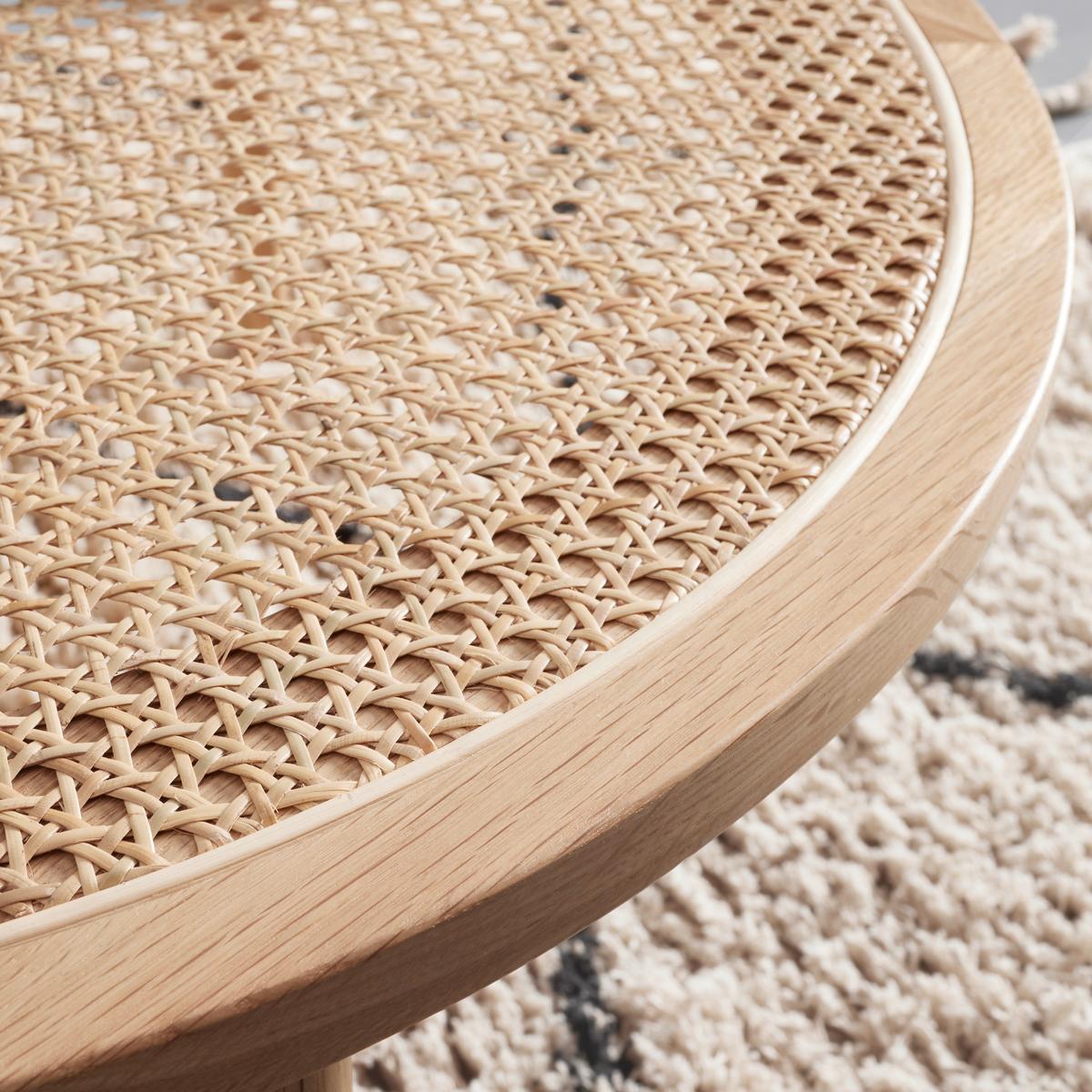 Konferenčný stolík Douna - prírodná farba, Modern, drevo (80/80/35cm) - Bessagi Home