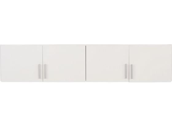 Aufsatzschrank Celle, 4-türig - Weiß, MODERN, Holz (181/40/54cm) Aufsatzschrank Celle, 4-türig - Weiß, MODERN, Holz (181/40/54cm)