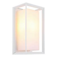 Außenleuchte 31982w - Weiß, KONVENTIONELL, Kunststoff/Metall (13/12,2/24,8cm) - Globo