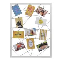 Bilderrahmen Else - Weiß, KONVENTIONELL, Glas/Holz (76,5/56,5cm) - Luca Bessoni