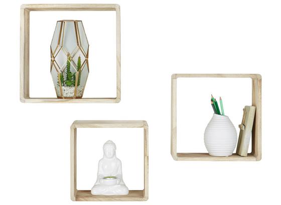 Sada Nástěnných Regálů Toby-exklusiv- - přírodní barvy, Moderní, dřevo - Mömax modern living Sada Nástěnných Regálů Toby-exklusiv- - přírodní barvy, Moderní, dřevo - Mömax modern living