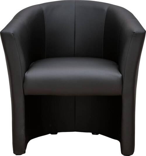Fotel Bob - fekete, Basics, textil (66/77/65cm) - Best Price