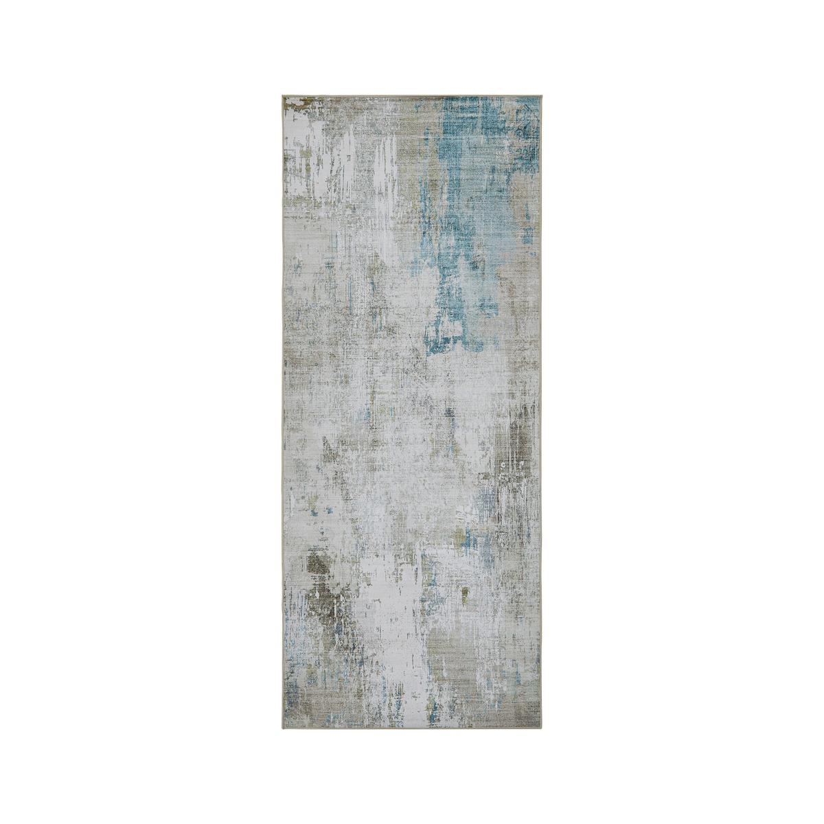 KOBEREC TKANÝ NA PLOCHO BRUCE 1 - terracotta/světle zelená, Moderní, plast (80/200cm) - Mömax