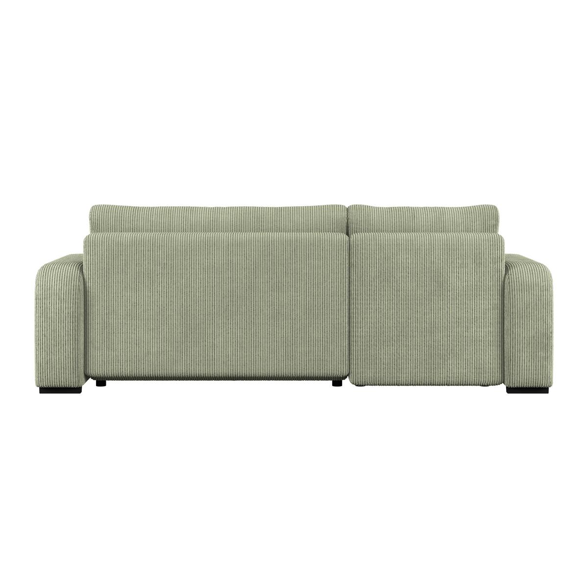 Univerzálna sedačka MARSEILLE, zelený menčester - čierna/zelená, Trend, kov/drevo (155/240cm)