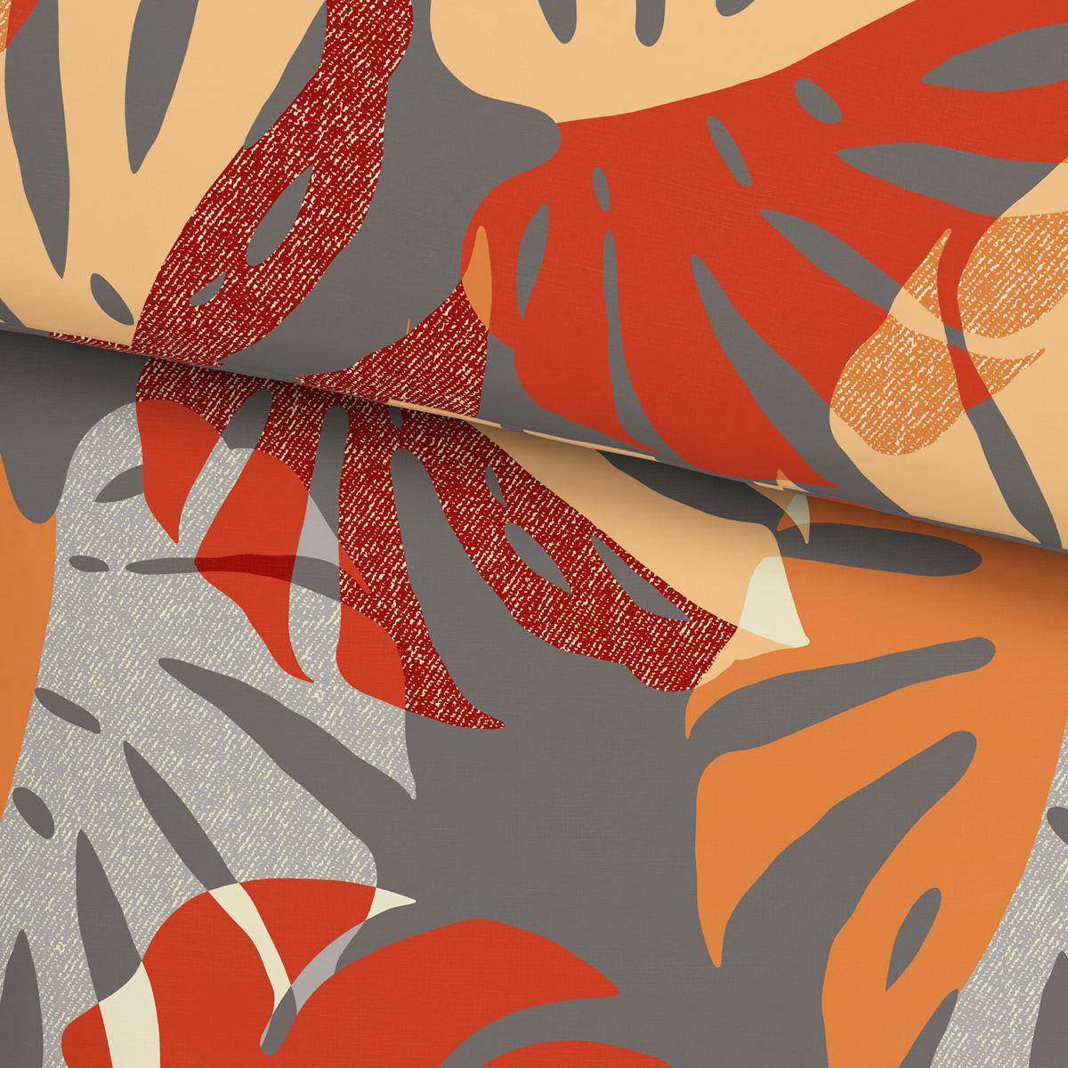 Ágyneműhuzat-garnitúra Paula - piros/szürke, Modern, textil (140/200cm) - Luca Bessoni