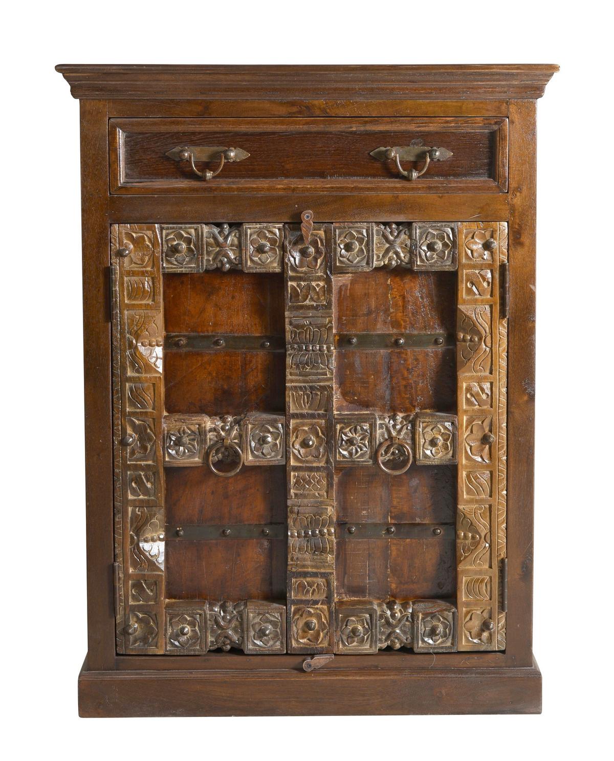 Highboard Altholz B: 90cm - Braun, Design, Holz (90/120/45cm) - MID.YOU