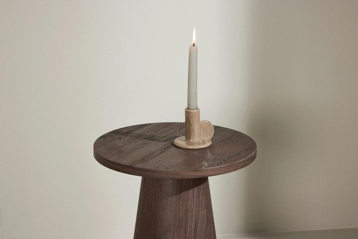 Beistelltisch Lanzo Mokka DxH: 35x45 cm - Mokka, MODERN, Holz (35/45cm) - Livetastic