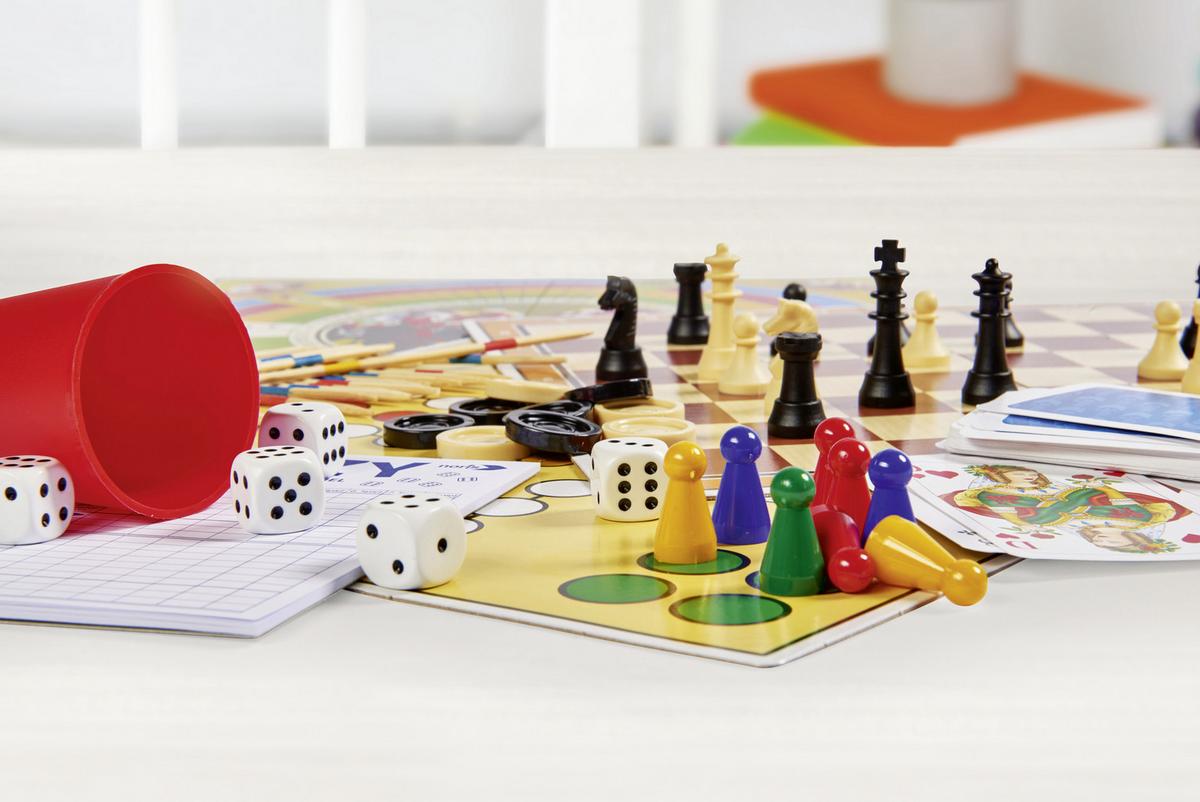 Noris Spielesammlung Spieleklassiker Ab 6 Jahren - Multicolor, Basics, Karton/Papier (5,3/36,8/27cm)