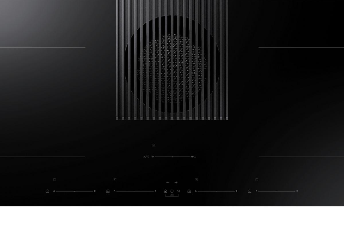 Kochfeld-Dunstabzug-Kombi Nz84t9747vk/Ur - Schwarz, MODERN, Glas/Kunststoff (83/21,1/51,5cm) - Samsung