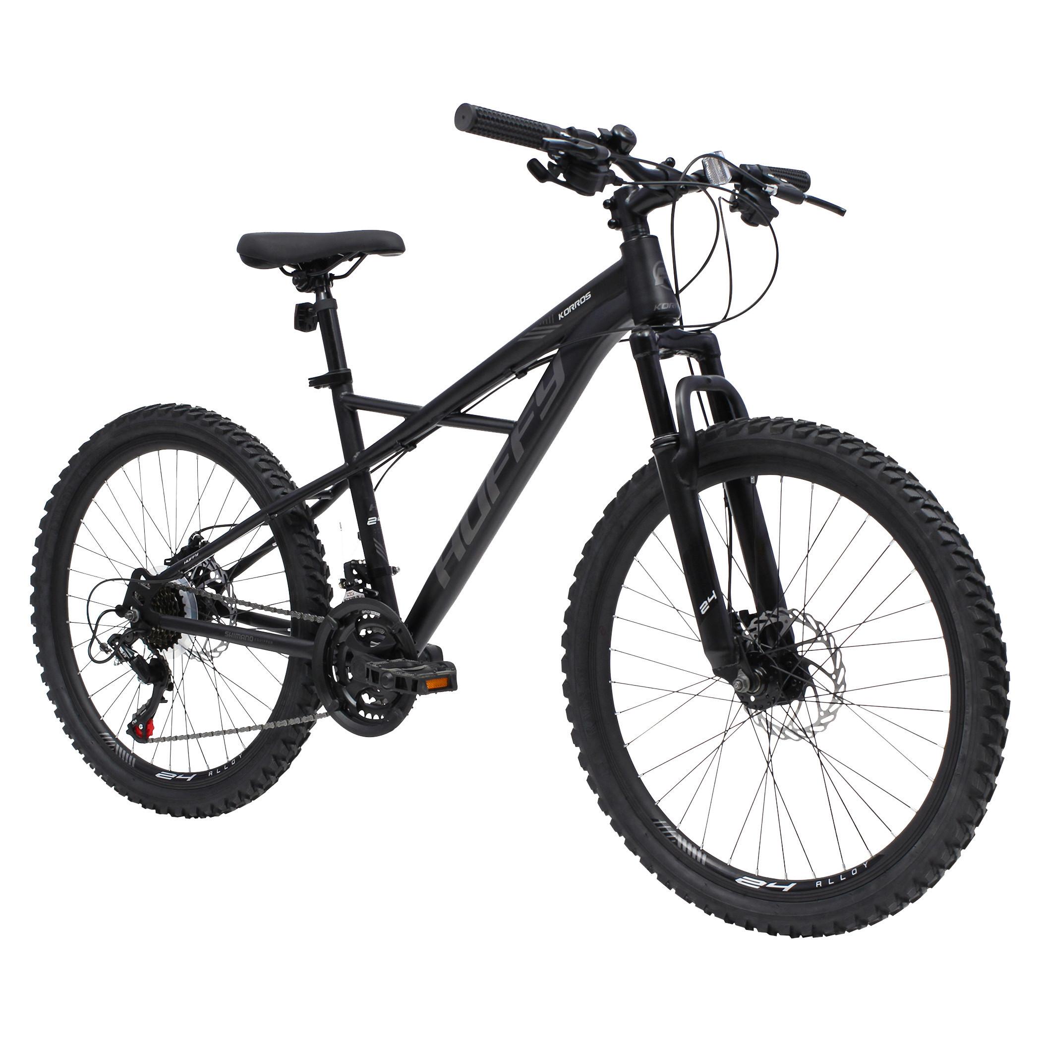Mountainbike Huffy Korros 24 Mountainbike - Schwarz, Basics, Metall (68/91/162,5cm)