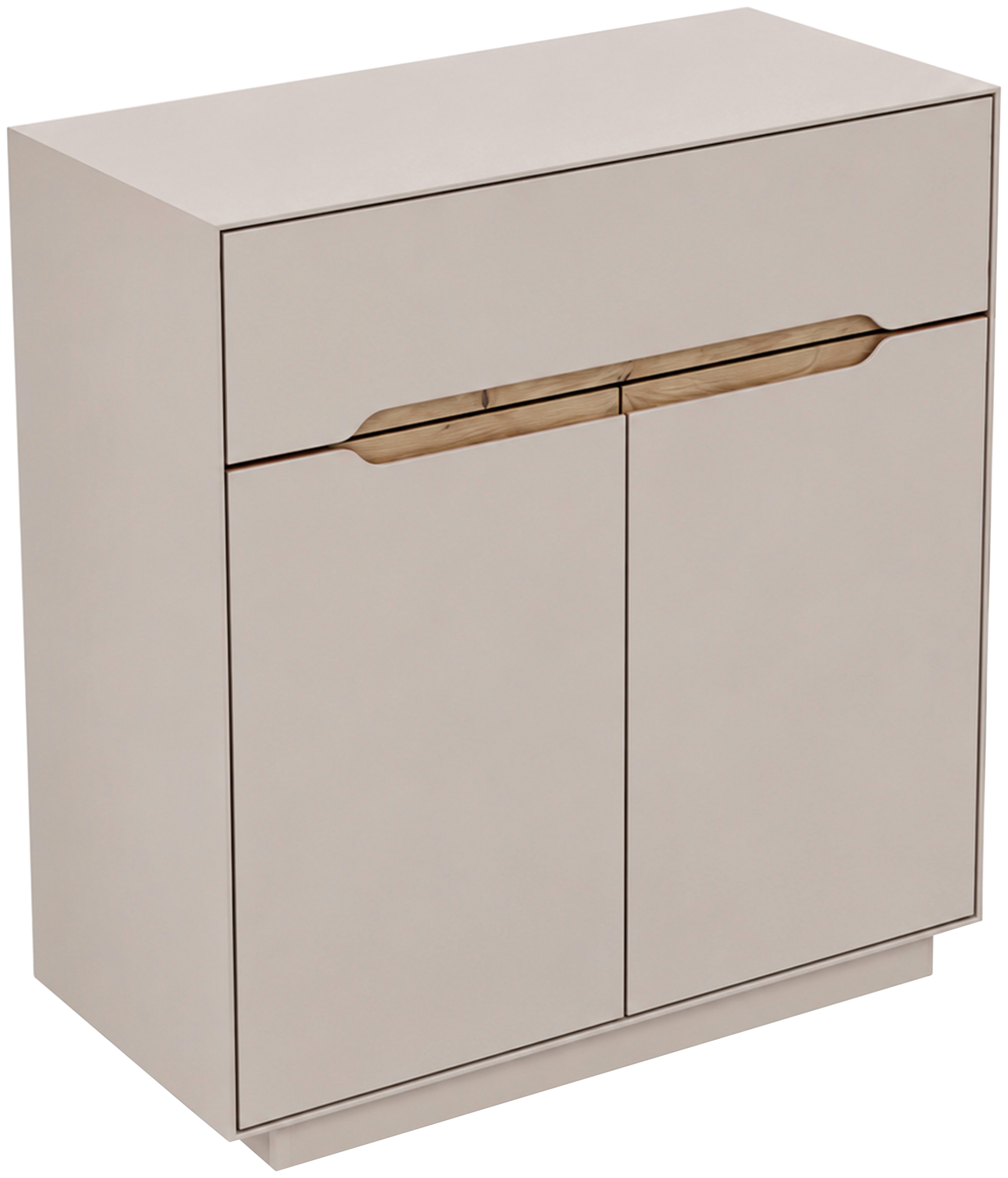 Kommode Meran Anthrazit/Eiche B: 160 cm - Anthrazit/Eiche Artisan, Trend, Holzwerkstoff (80cm)