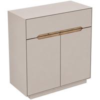 Kommode Meran Anthrazit/Eiche B: 160 cm - Anthrazit/Eiche Artisan, Trend, Holzwerkstoff (80cm)