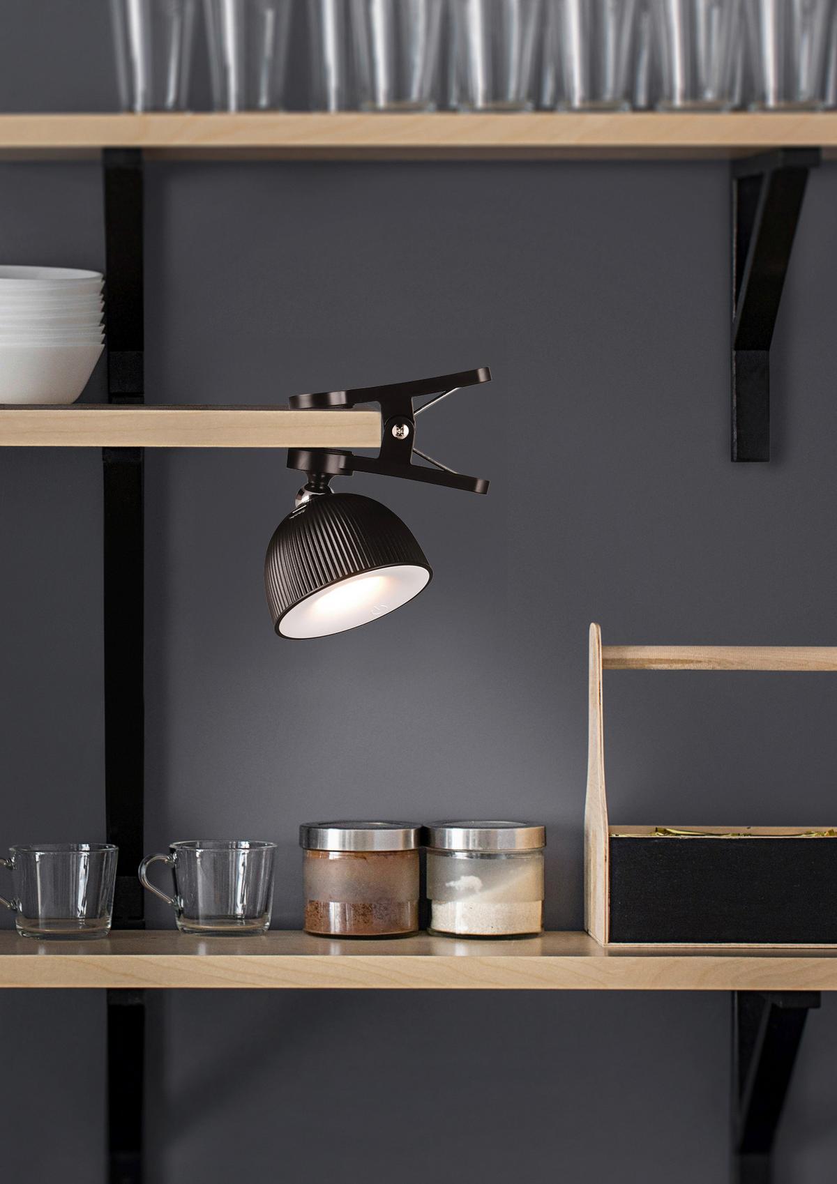 Akku-Tischleuchte R57791102 Maxima - Schwarz, KONVENTIONELL, Kunststoff (13,2/20/41cm)