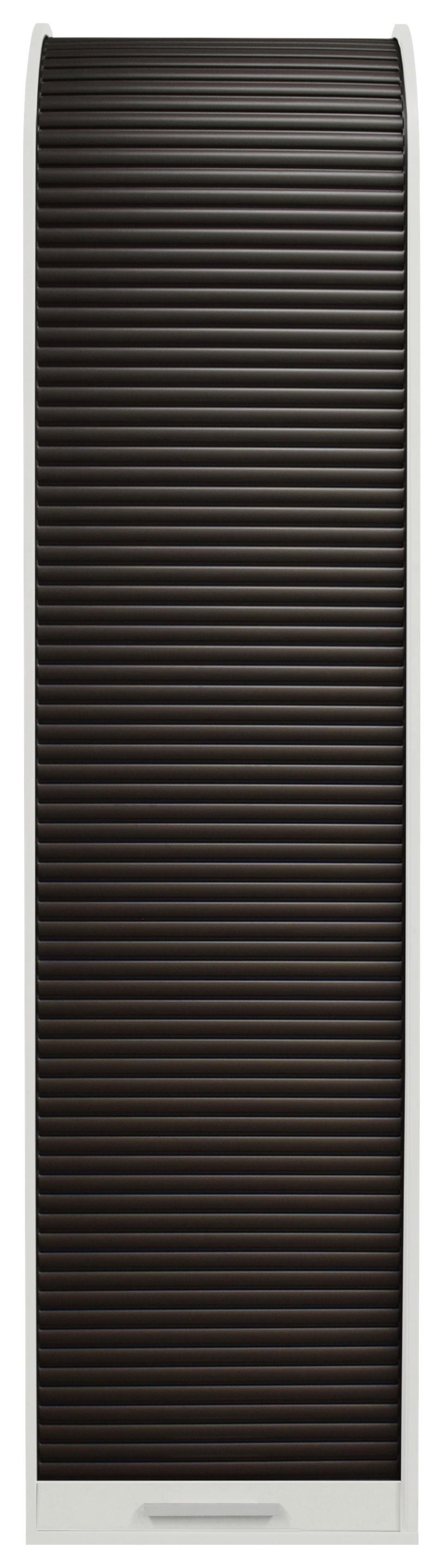 AKTENSCHRANK Graphitfarben/Weiß B: 46 cm - Graphitfarben/Weiß, MODERN, Holzwerkstoff/Kunststoff (46/192/44cm) - Livetastic