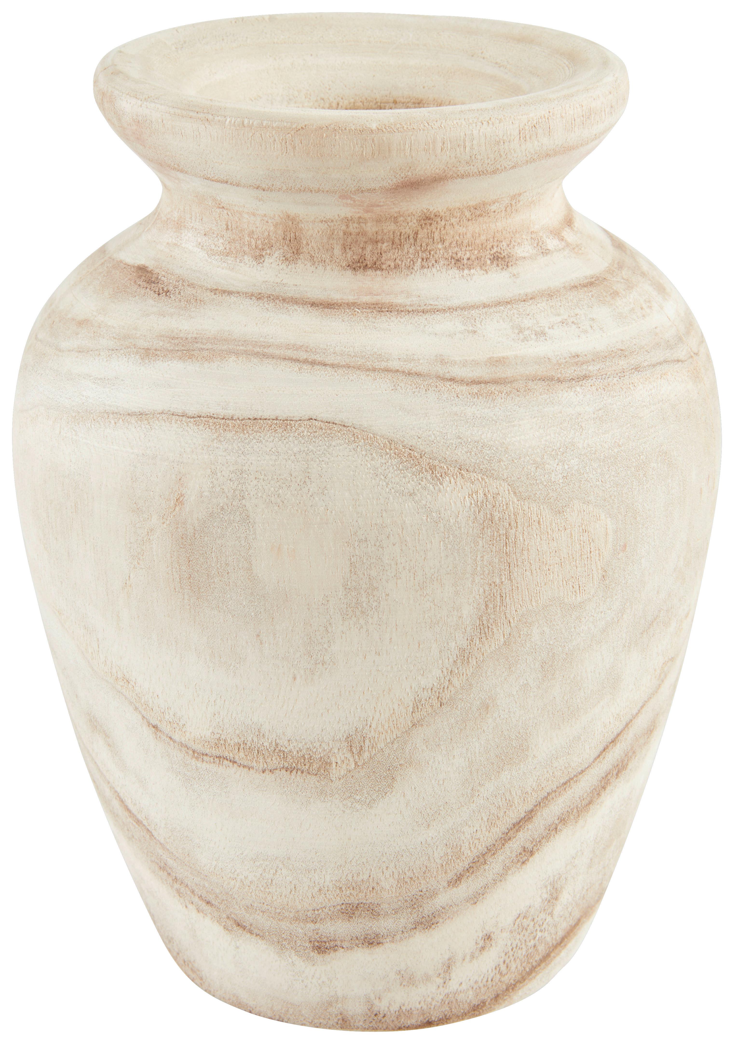 Dekovase Paola - Braun, Basics, Holz (11,5/21cm) - Luca Bessoni