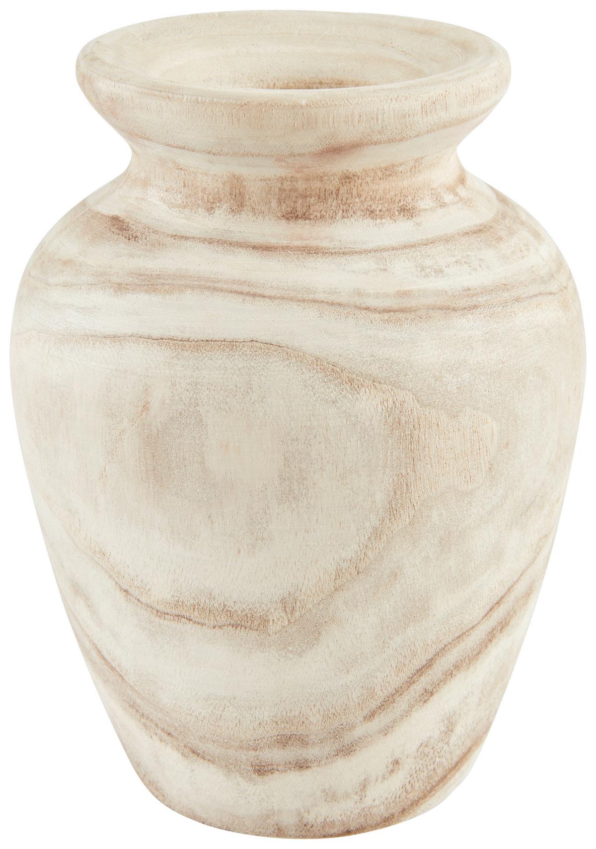 Dekovase Paola - Braun, Basics, Holz (11,5/21cm) - Luca Bessoni