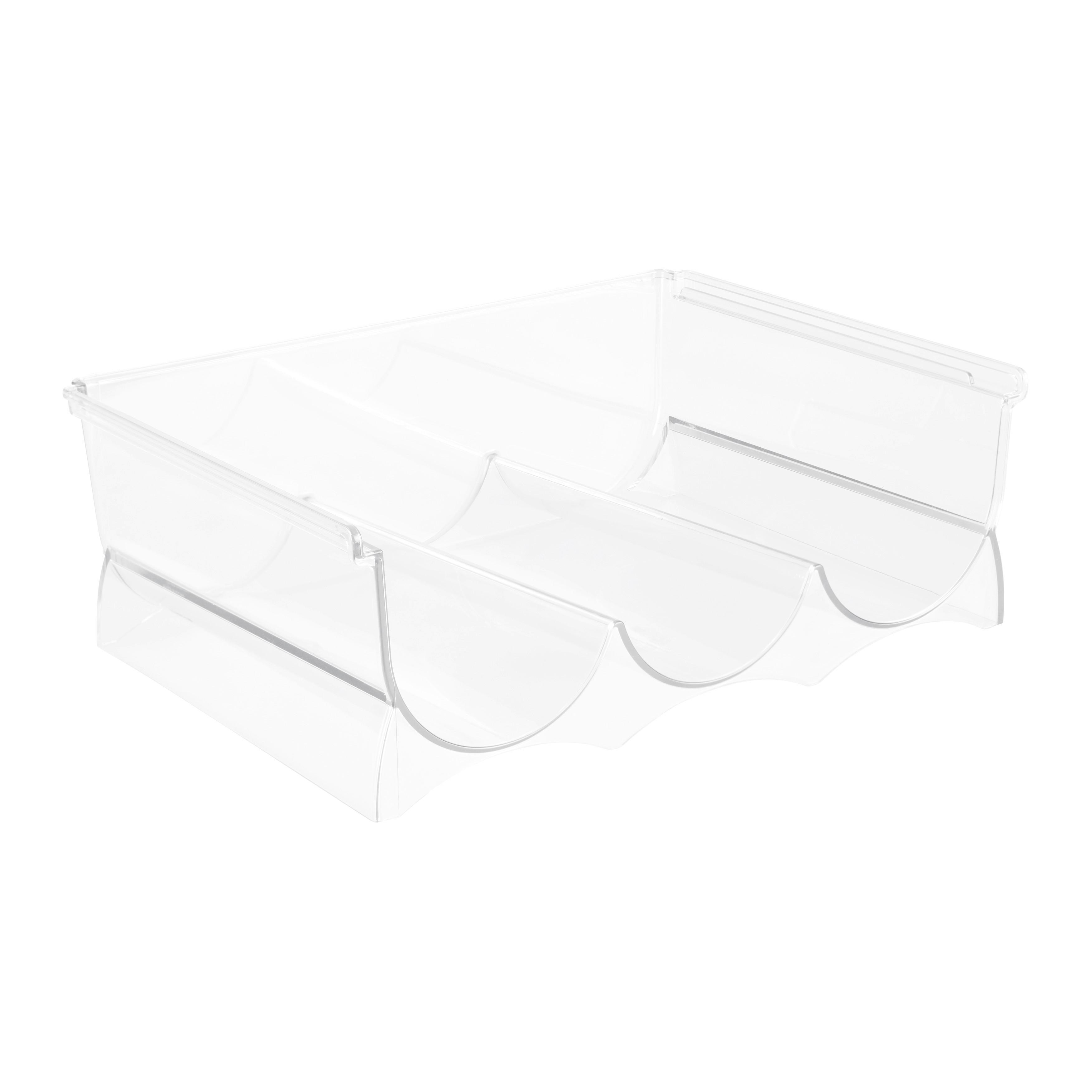 Regál na fľaše FRIDGE - priehľadné, Konventionell, plast (29,5/20/10cm) - Mömax