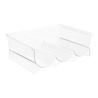 Regál na fľaše FRIDGE - priehľadné, Konventionell, plast (29,5/20/10cm) - Mömax