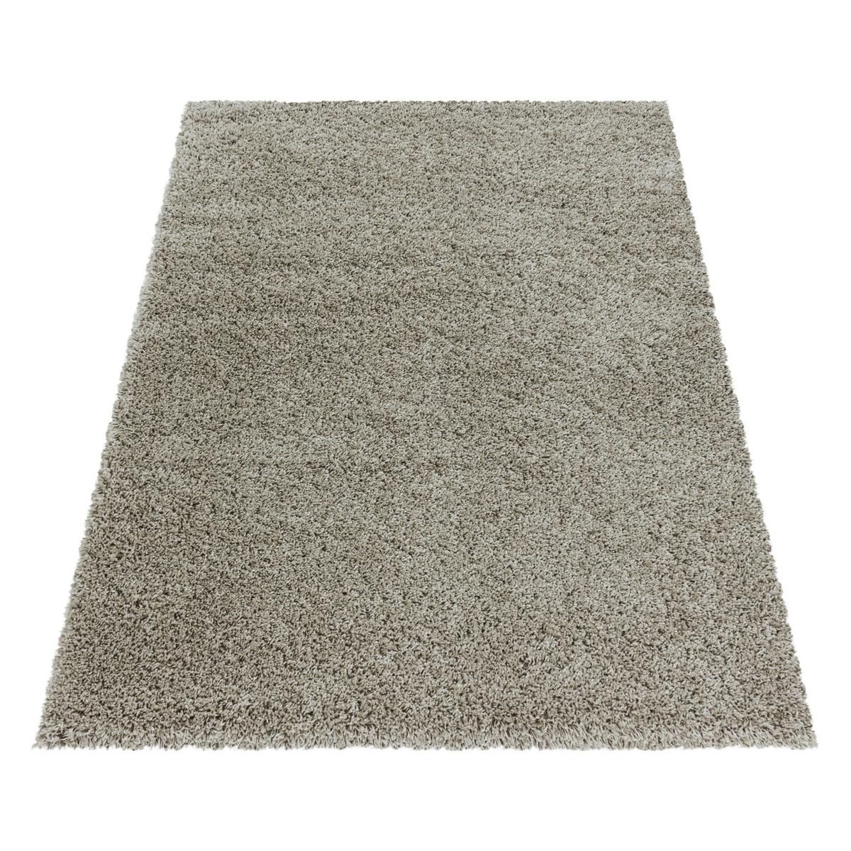 Hochflor Teppich Naturfarben Naturfaser Sydney 60x110 cm - Naturfarben, Basics, Textil (60/110cm)