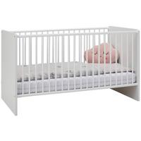 POSTÝLKA S PŘÍČKAMI WHITE - bílá, kompozitní dřevo (70/140cm)