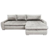 Rohová sedačka SOLAR, oboustranná, béžový samet - barvy chromu/béžová, Moderní, textil (277/175cm)